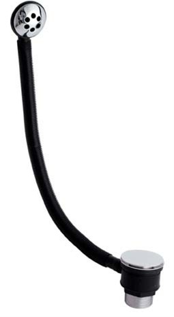 NUIE CHROME SPRUNG/PUSH BUTTON/CLICKER BATH WASTE, EK321 (P2G)